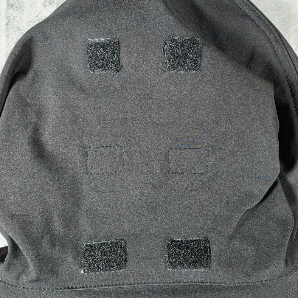 Free Soldier Tactical Softshell Jacket Mens Medium Black‎ Fleece Lined Hooded